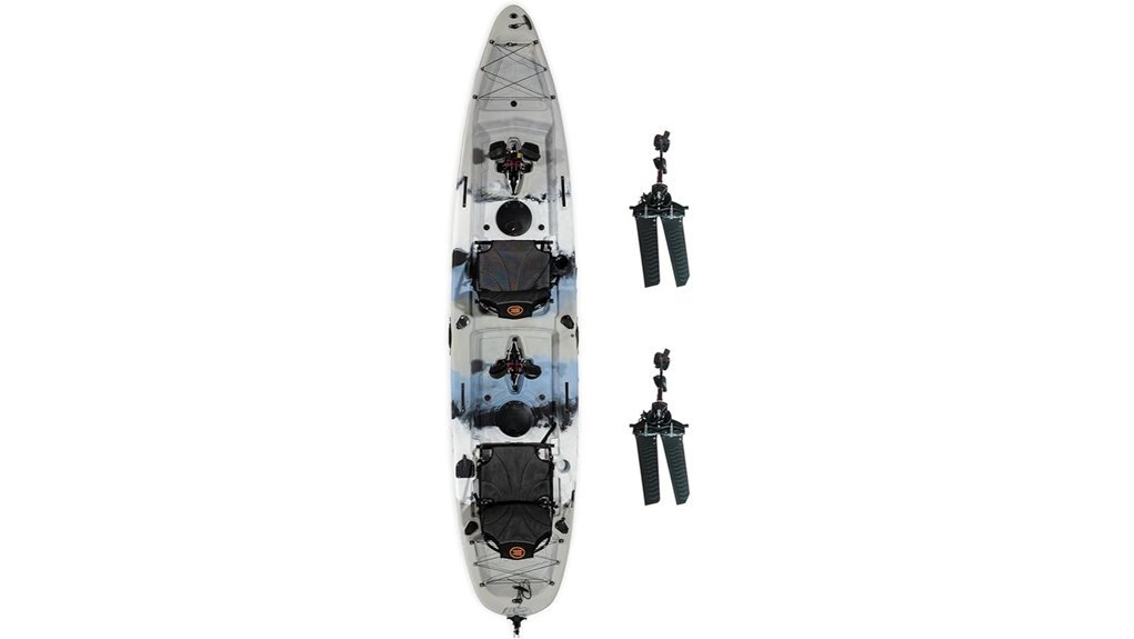 brooklyn tandem pedal kayak