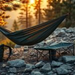 camping comfort on rocky ground