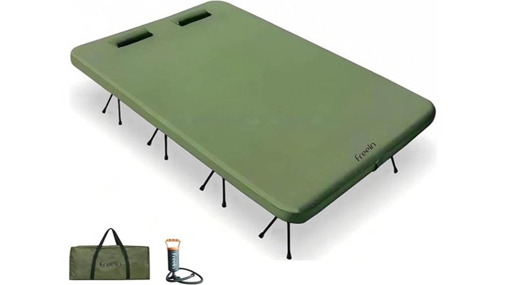 camping cot with mattress
