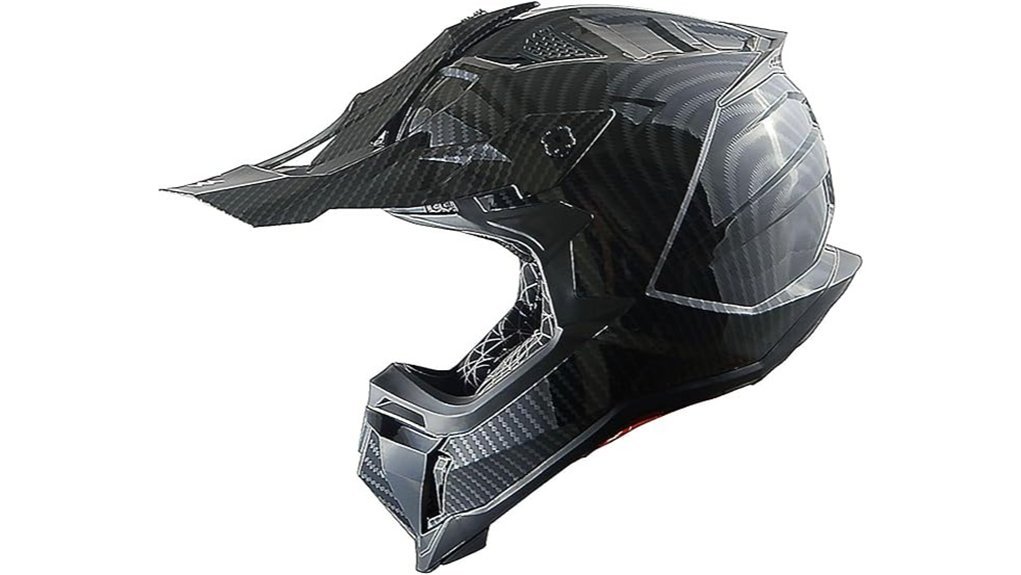 carbon fiber motocross helmet