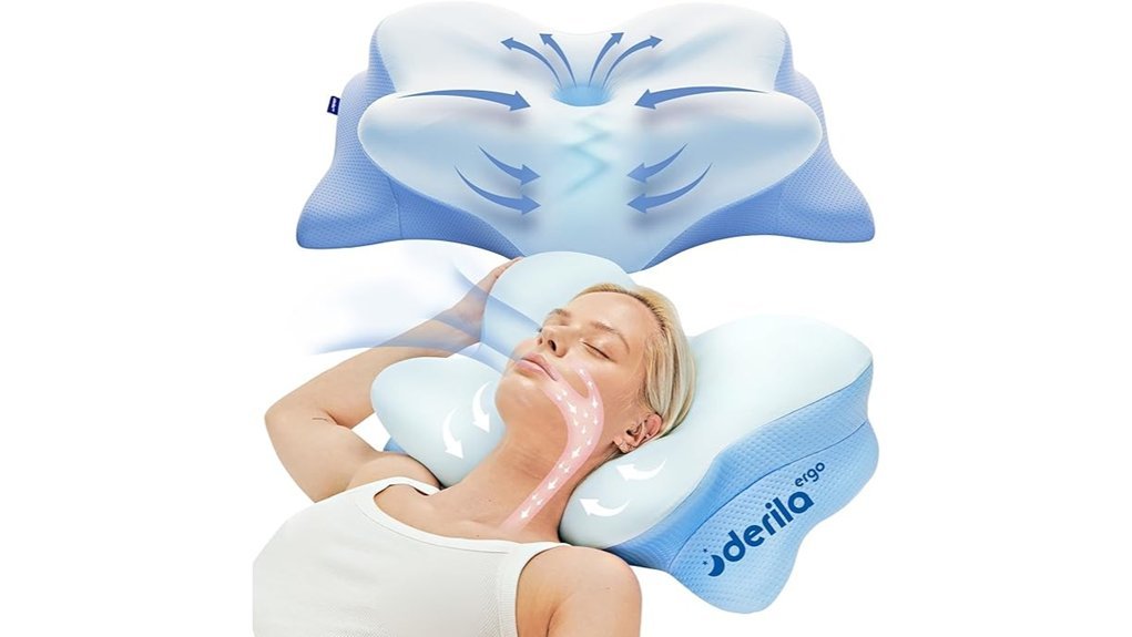 cervical support sleep pillow