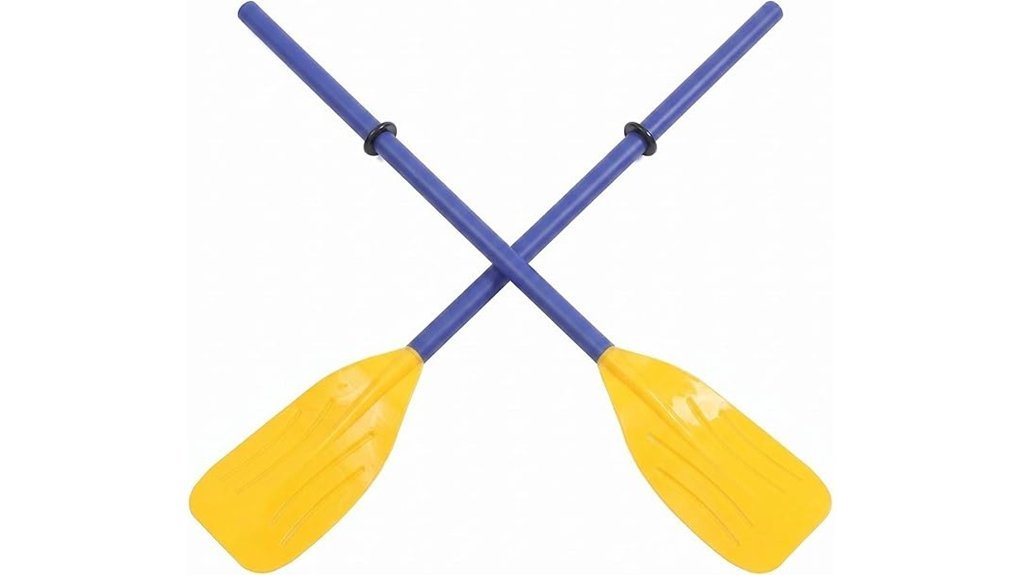 children s yellow kayak paddle