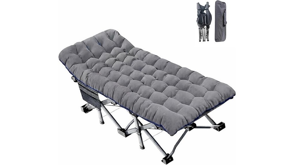 comfortable adult camping cot