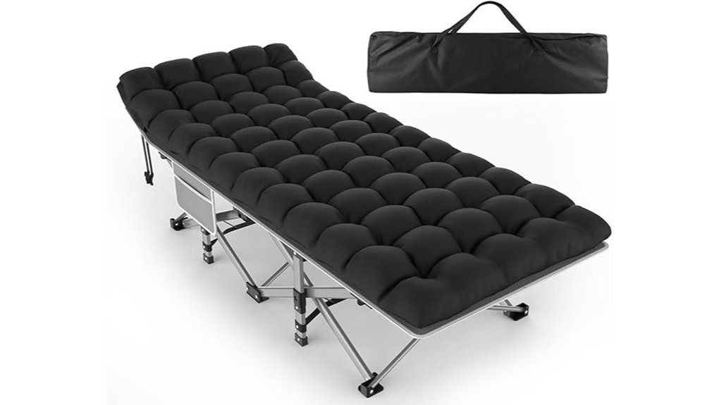 comfortable adult camping cot