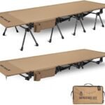comfortable and portable camping cot