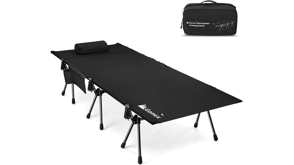 comfortable and portable cot