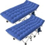 comfortable camping cot set