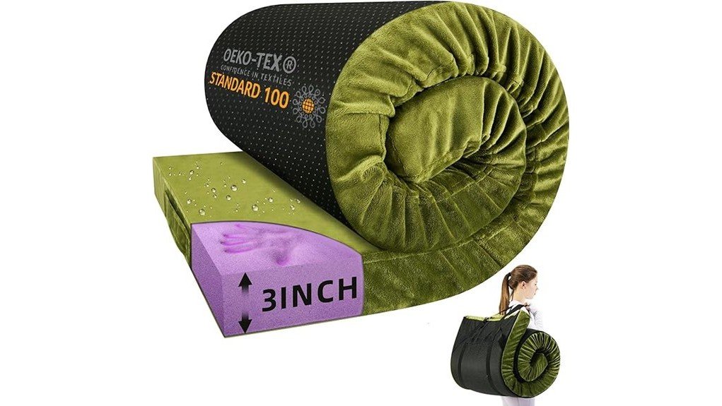 comfortable camping mattress pad
