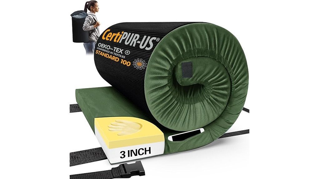 comfortable camping mattress pad