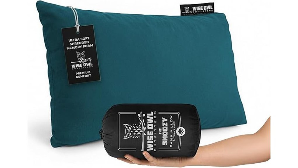 comfortable camping pillow alternative