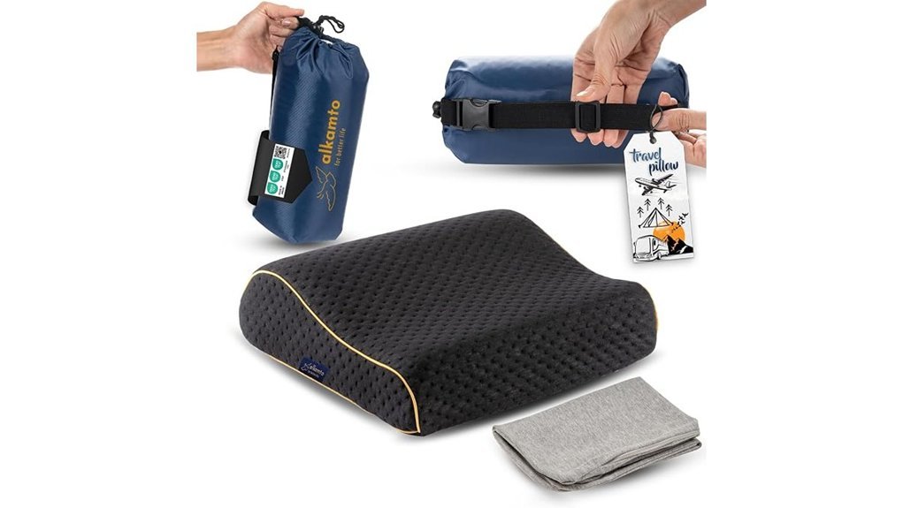 comfortable camping pillow set