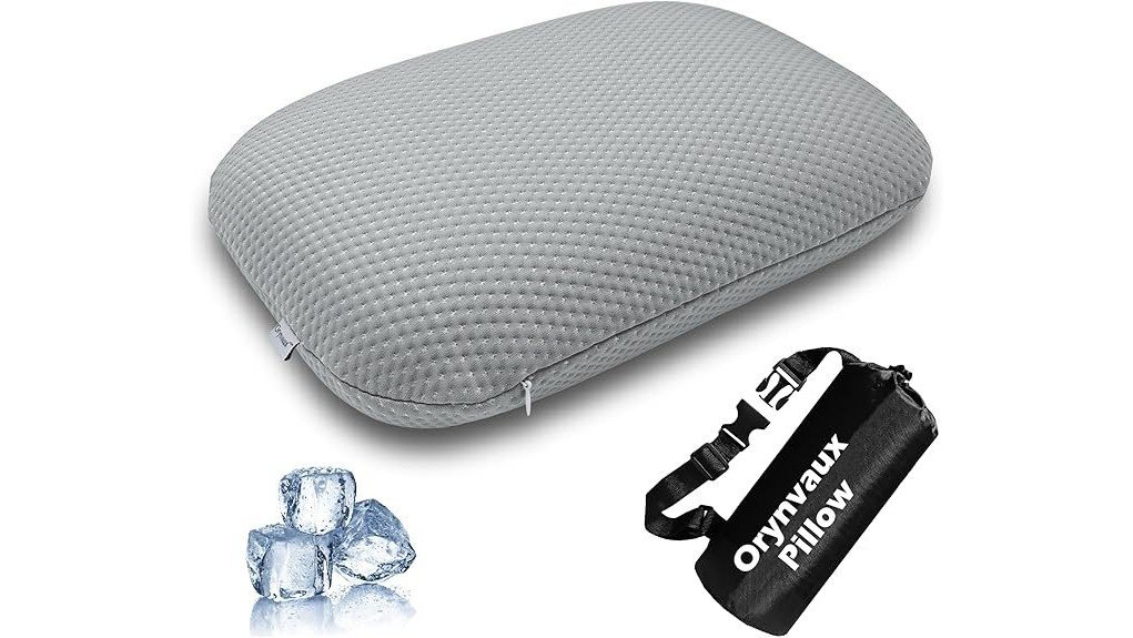 comfortable camping pillow strap