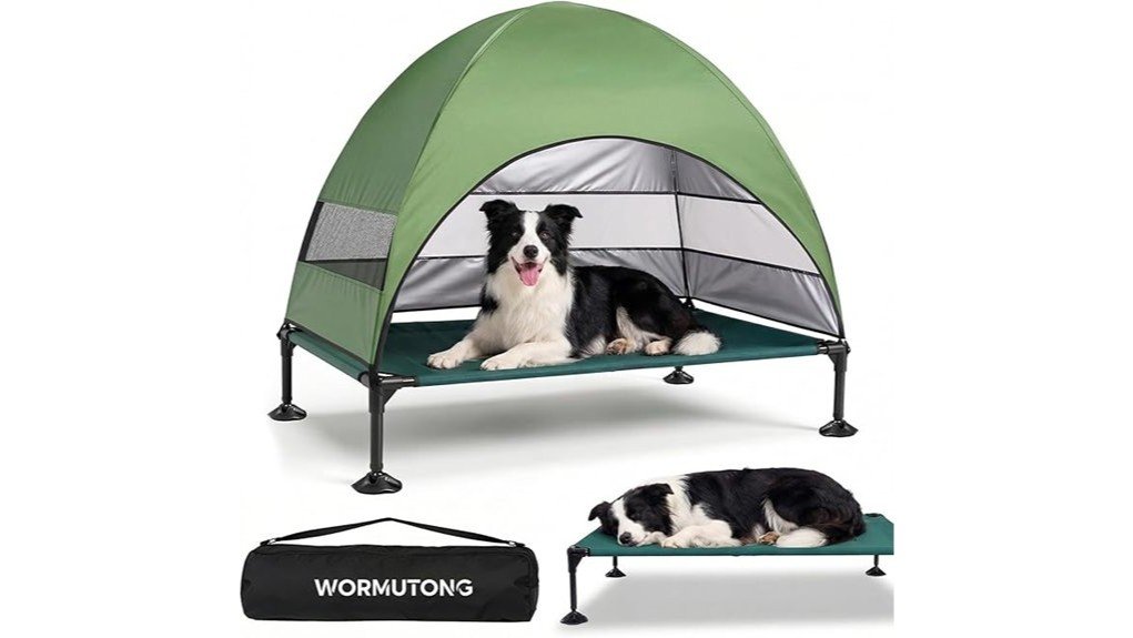 comfortable elevated dog bed