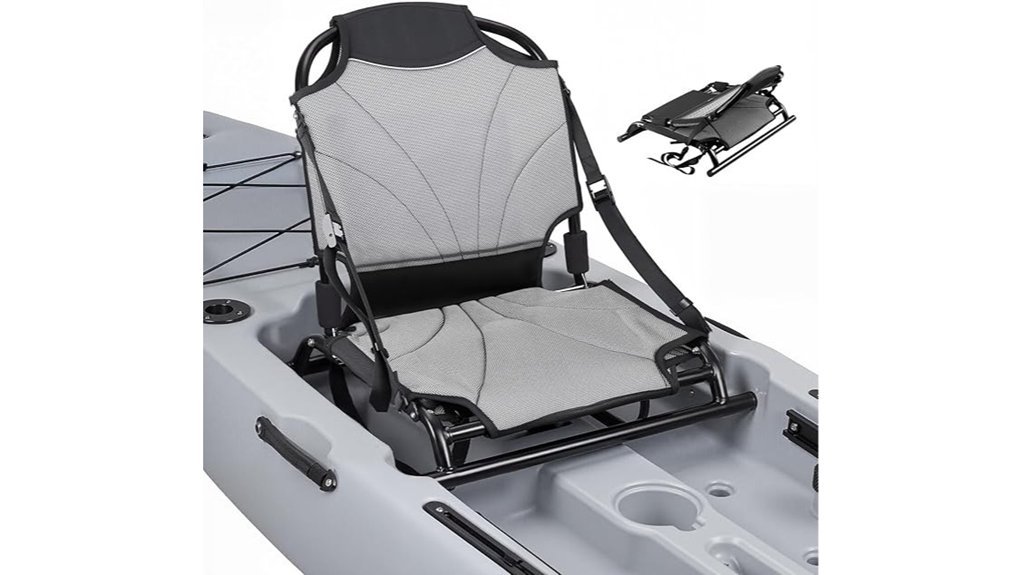 comfortable foldable kayak seat
