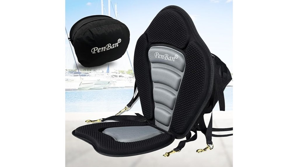 comfortable kayak seat storage