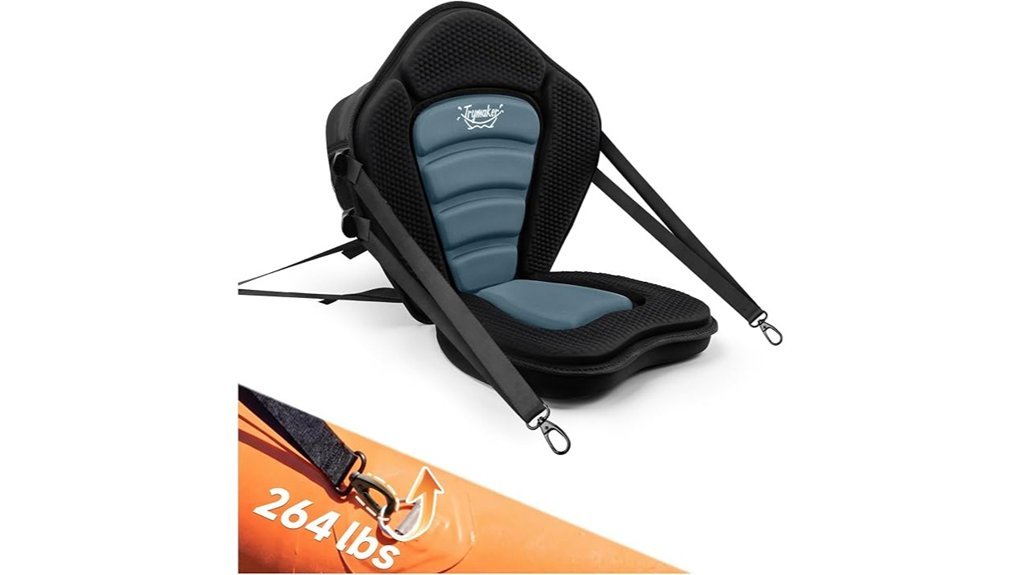 comfortable kayak seat support