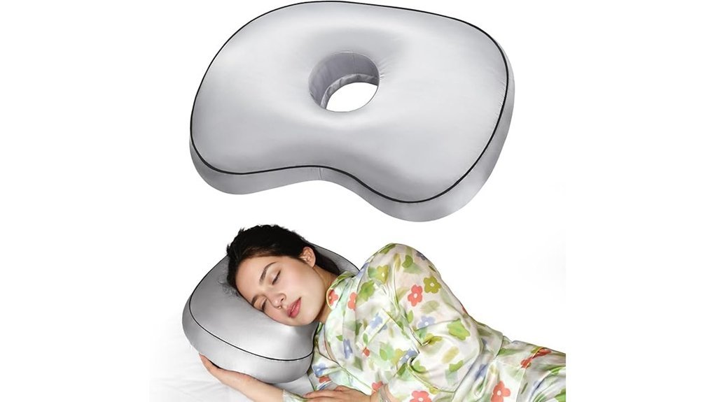 comfortable pillow for piercings