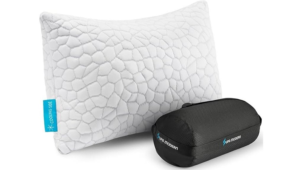 comfortable portable cooling pillow