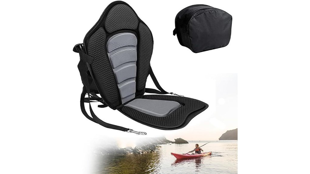 comfortable tandem kayak seat