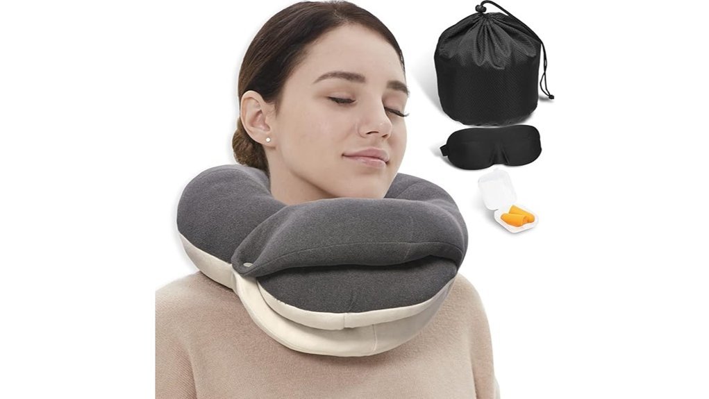 comfortable travel neck pillow