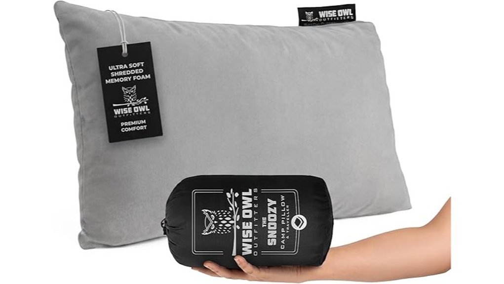 comfortable travel pillow designed