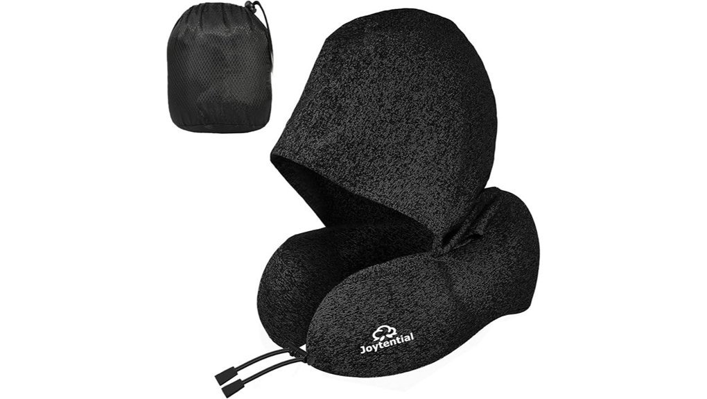 comfortable travel pillow hood