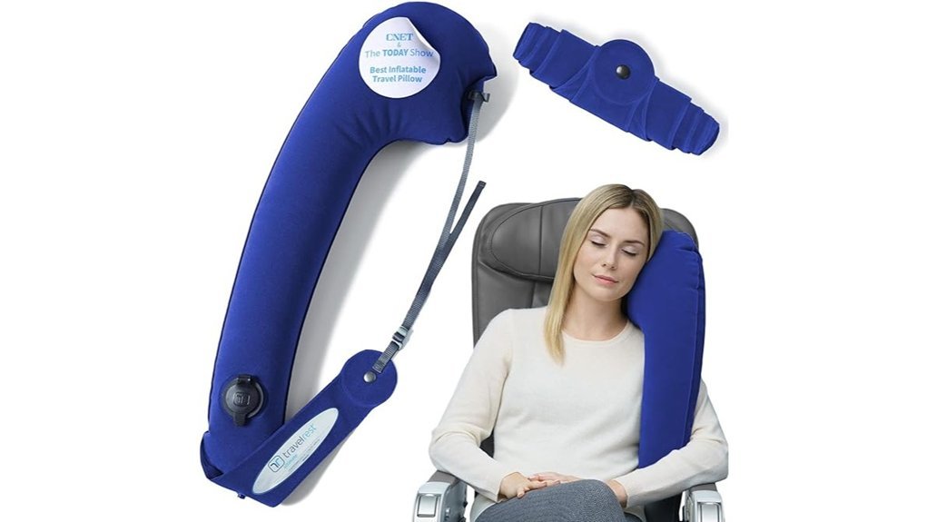 comfortable travel pillow option