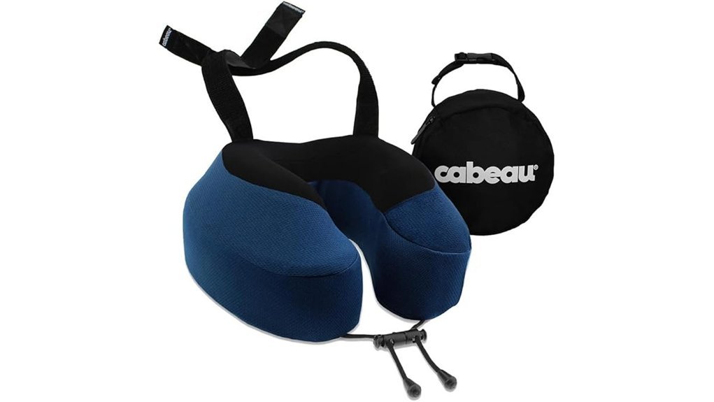 comfortable travel pillow straps