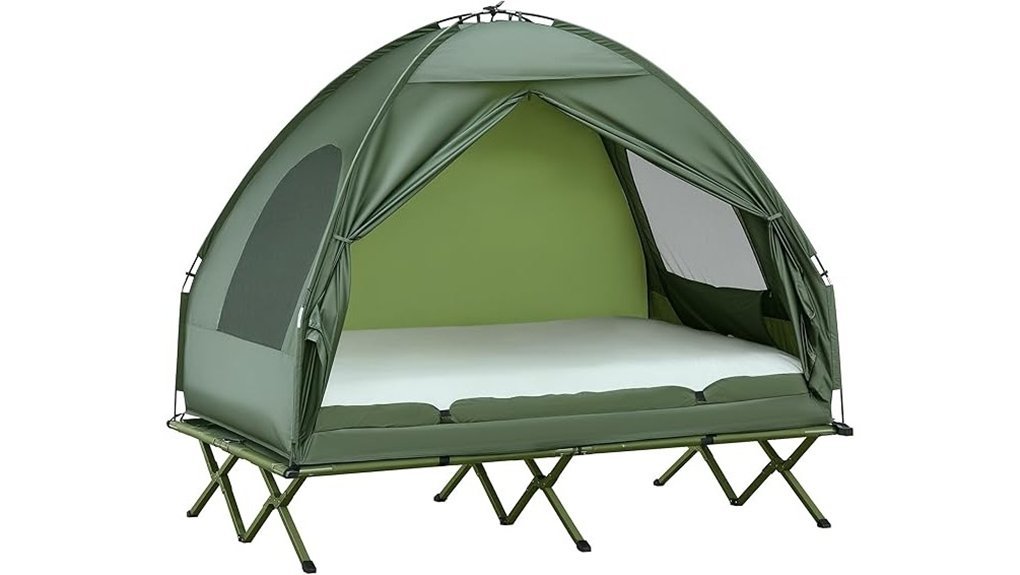 compact camping tent combo