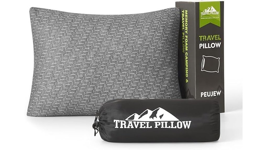 compact comfort travel pillow