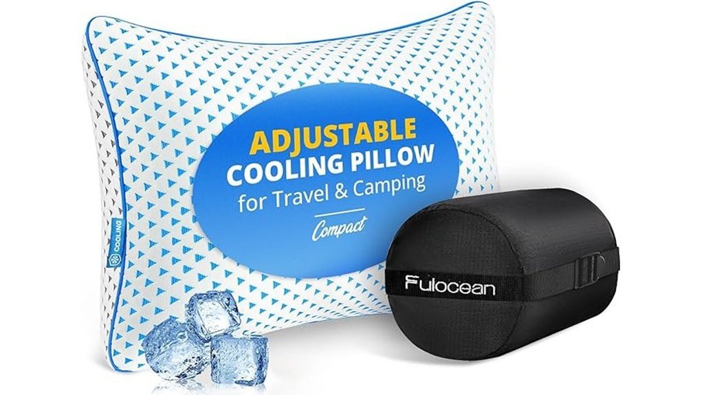 compact cooling memory pillow