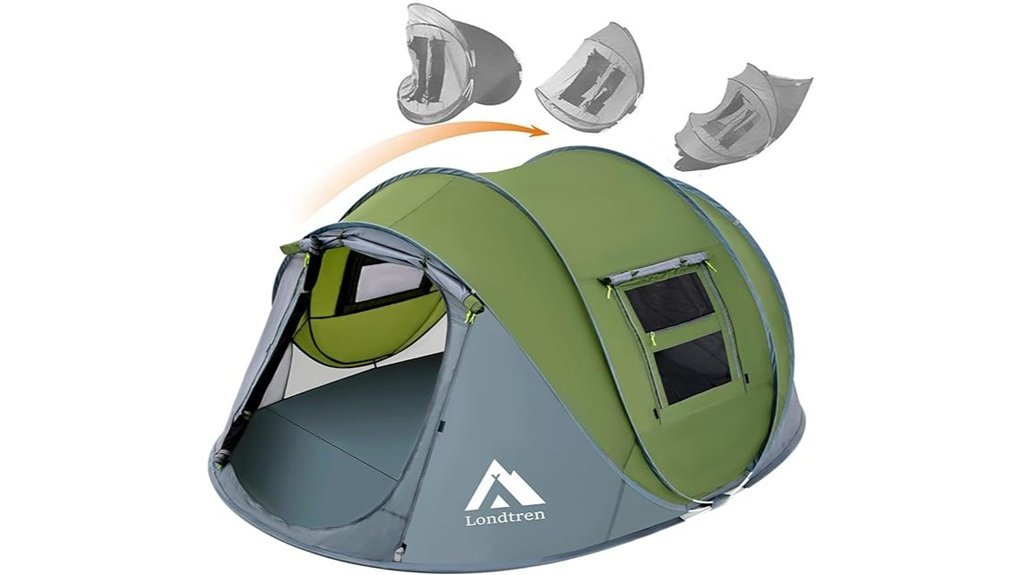 compact four person tent