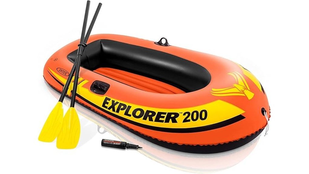 compact inflatable boat adventure