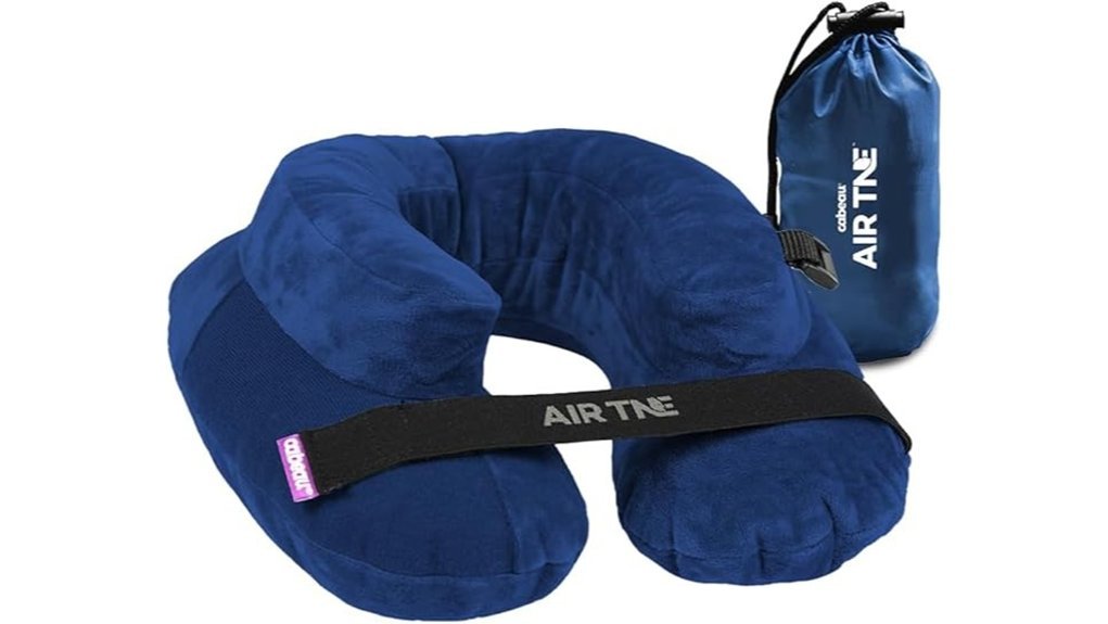 compact inflatable travel pillow