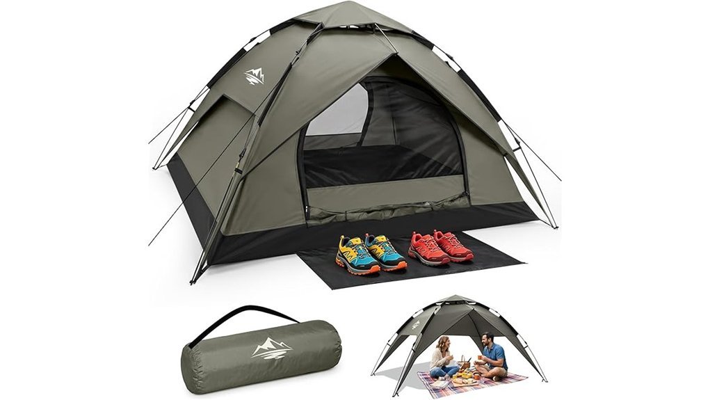 compact tent for camping
