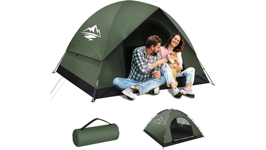 compact tent for two