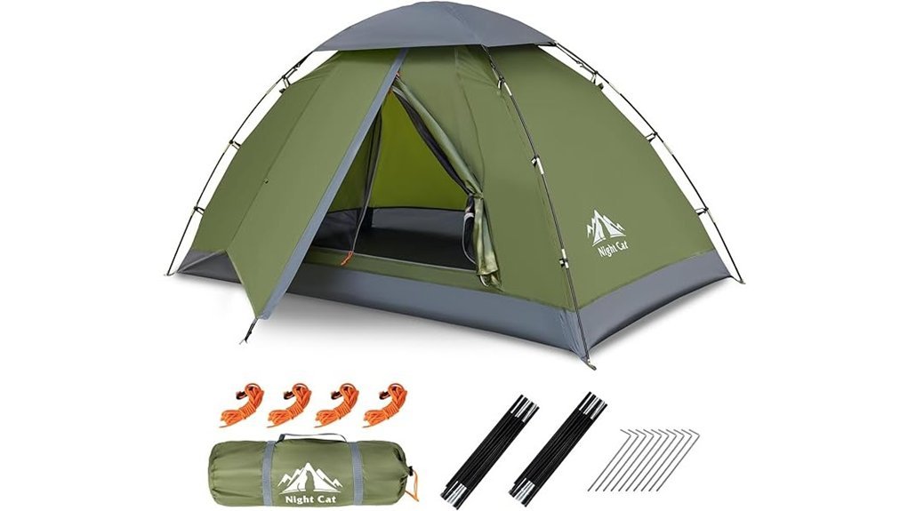 compact tent for two
