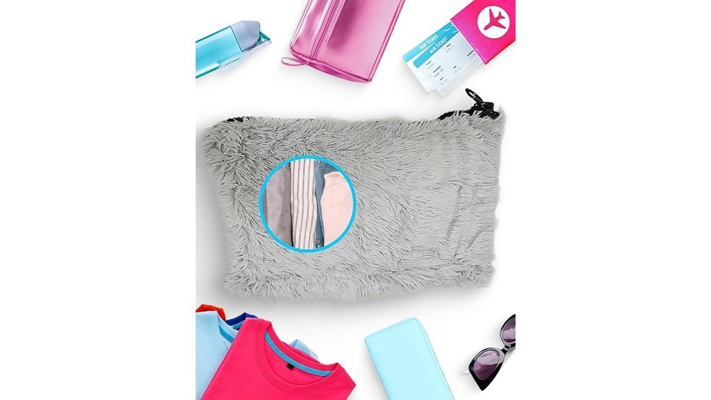 compact travel pillow set