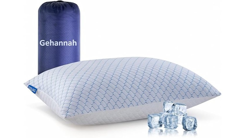 compressible memory foam pillow
