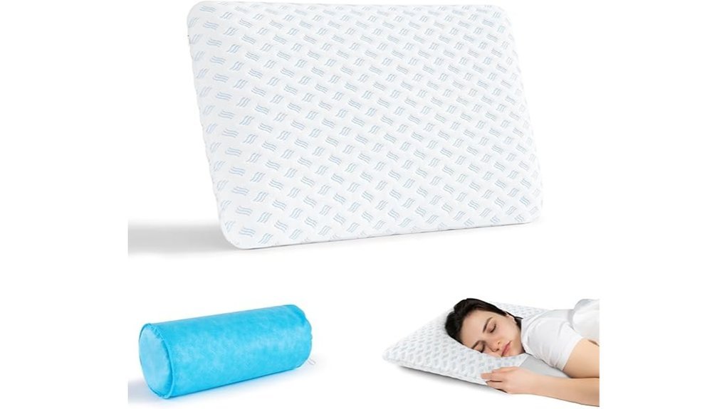 cooling memory foam pillow