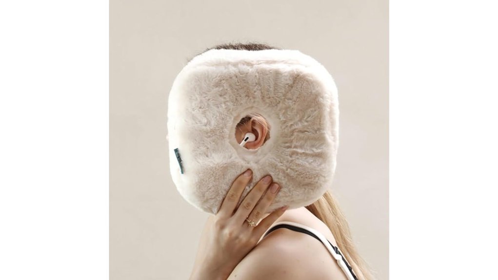 cozy side sleeping ear pillow