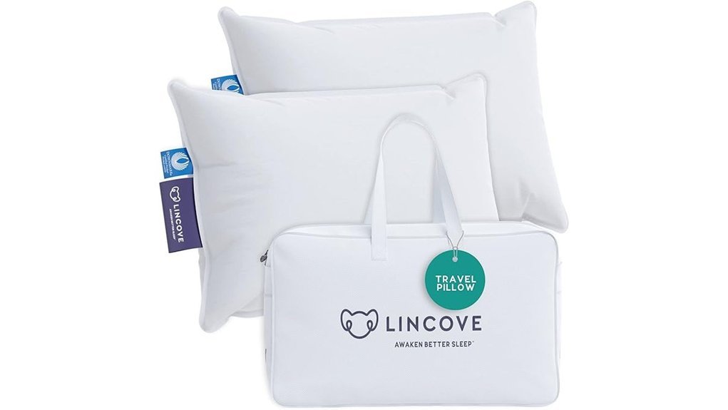 cozy travel pillow set