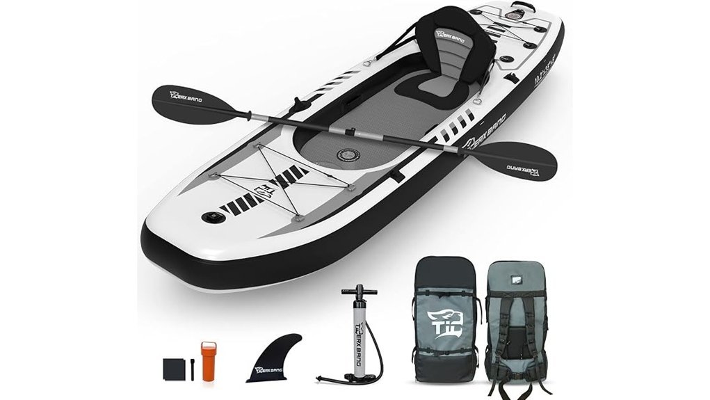 detachable seat inflatable kayak