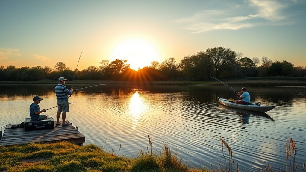 diverse fishing spots await