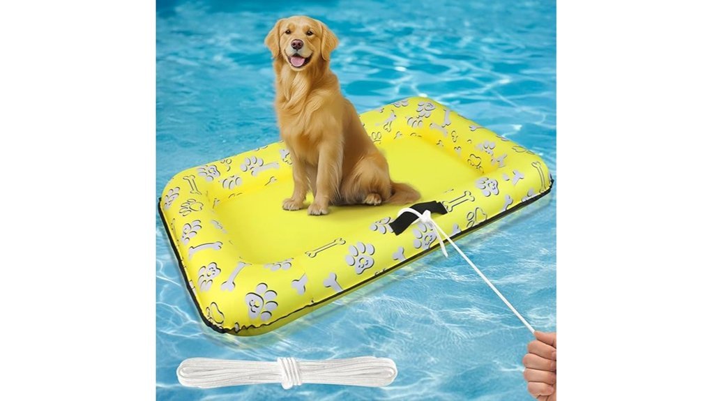dog float with handles
