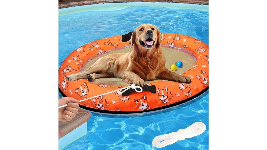 dog pool float inflatable