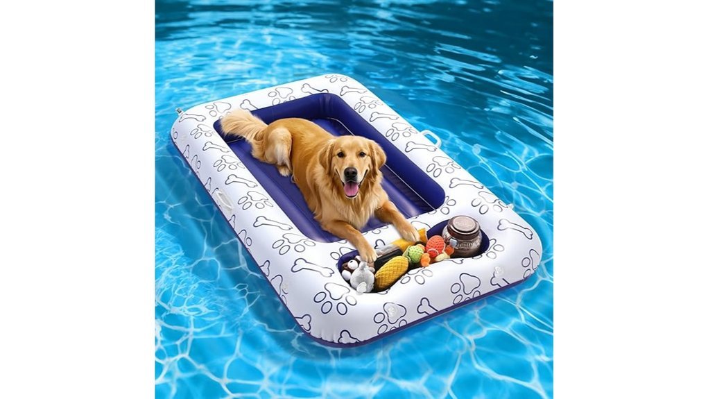 dog pool float storage