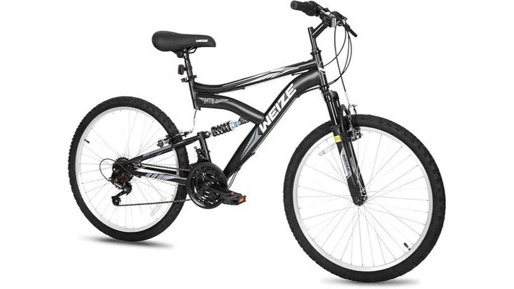 dual suspension mountain bike