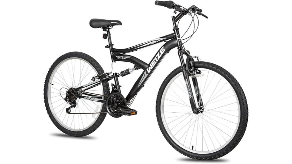 dual suspension mountain bike