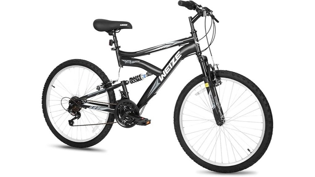 dual suspension mountain bike